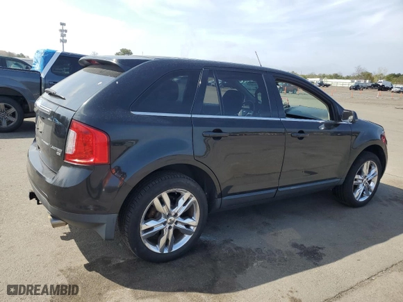 2013 Ford Edge Limited with VIN 2FMDK4KC8DBA51045, listed as a Copart auction lot 54123955 with 265,785 mi miles and Clean Title. Bid and sale history available at carsss.com. Image 3.