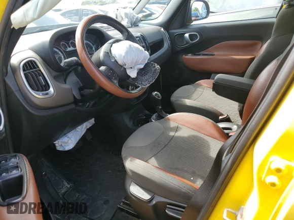 2015 FIAT 500L Urbana Trekking with VIN ZFBCFADH0FZ031337, listed as a Copart auction lot 54044874 with 0 mi miles and Non Repairable. Bid and sale history available at carsss.com. Image 7.