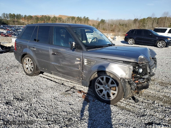 2008 Land Rover Range Rover Sport HSE with VIN SALSK25488A120184, listed as a Copart auction lot 48183065 with 178,103 mi miles and Salvage Title. Bid and sale history available at carsss.com. Image 4.