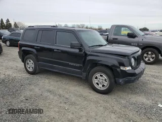 2017 Jeep Patriot Sport SE with VIN 1C4NJPBA2HD207821, listed as a Copart auction lot 44460655 with 53,791 mi miles and Salvage Title. Bid and sale history available at carsss.com. Image 4.