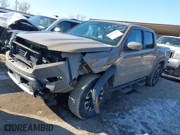 2024 Nissan Frontier Pro-4X with VIN 1N6ED1EK0RN645979, listed as a IAAI auction lot 41613465 with 19,241 mi miles and . Bid and sale history available at DreamBid. Image 17.