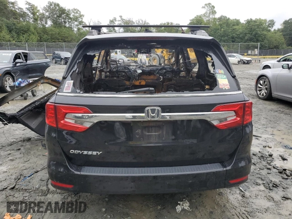 2019 Honda Odyssey EX-L with VIN 5FNRL6H70KB033362, listed as a Copart auction lot 73965474 with Not Provided miles and Salvage Title. Bid and sale history available at carsss.com. Image 6.