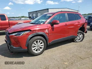 2022 Toyota Corolla Cross LE with VIN 7MUCAABG6NV007698, listed as a Copart auction lot 61803785 with 31,309 mi miles and Salvage title. Bid and sale history available at DreamBid. Image 1.