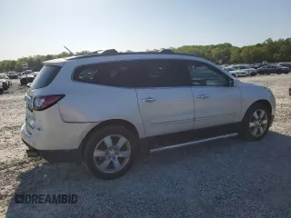 2016 Chevrolet Traverse LTZ z VIN 1GNKRJKD9GJ287581, wystawiony jako Copart lot #52200875 z przebiegiem 97 425 mil mil oraz Szkoda całkowita • Salvage title. Historia ofert i sprzedaży dostępna na DreamBid. Obrazek 3.