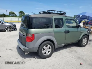 2003 Honda Element EX with VIN 5J6YH28503L001086, listed as a Copart auction lot 60535445 with 186,827 mi miles and Salvage title. Bid and sale history available at DreamBid. Image 3.
