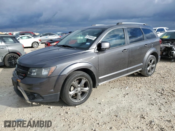 2015 Dodge Journey Crossroad z VIN 3C4PDCGB6FT547250, wystawiony jako Copart lot #87954495 z przebiegiem 182 850 mil mil oraz Czysty tytuł • Clean title. Historia ofert i sprzedaży dostępna na DreamBid. Obrazek 1.