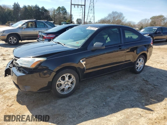 2008 Ford Focus SE with VIN 1FAHP33N48W249195, listed as a Copart auction lot 45601105 with 176,376 mi miles and Salvage Title. Bid and sale history available at carsss.com. Image 1.
