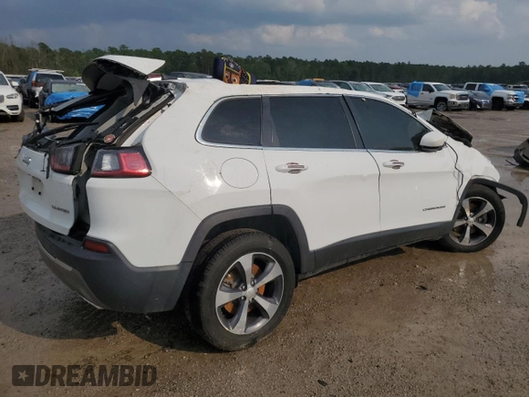2019 Jeep Cherokee Limited with VIN 1C4PJMDX5KD135027, listed as a Copart auction lot 46635215 with 0 mi miles and Salvage Title. Bid and sale history available at carsss.com. Image 3.