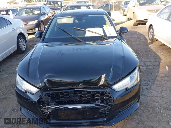2017 Audi A4 Premium with VIN WAUGNAF44HN036740, listed as a IAAI auction lot 41595456 with 91,813 mi miles. Bid and sale history available at carsss.com. Image 12.