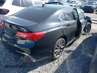 2018 Acura TLX with VIN 19UUB3F37JA001027, listed as a IAAI auction lot 41397902 with 61,999 mi miles. Bid and sale history available at carsss.com. Image 4.
