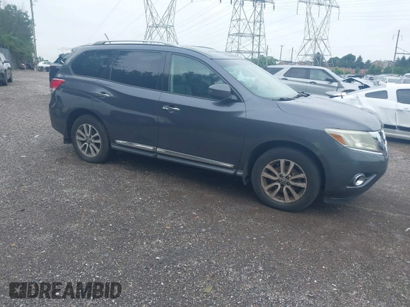 2014 Nissan Pathfinder S with VIN 5N1AR2MM3EC667620, listed as a IAAI auction lot 42654851 with 109,305 mi miles and . Bid and sale history available at DreamBid. Image 1.