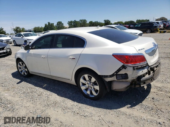 2011 Buick LaCrosse CXS with VIN 1G4GE5ED3BF386983, listed as a Copart auction lot 57137525 with 138,951 mi miles and Salvage title. Bid and sale history available at DreamBid. Image 2.