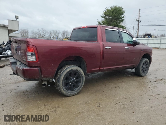 2022 Ram 2500 Lone Star z VIN 3C6UR5DL1NG168751, wystawiony jako Copart lot #87248104 z przebiegiem 96 886 mil mil oraz Szkoda całkowita • Salvage title. Historia ofert i sprzedaży dostępna na DreamBid. Obrazek 3.