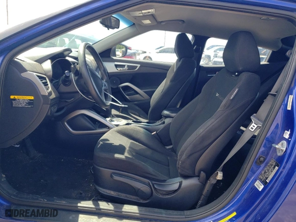 2013 Hyundai Veloster w/Black Int with VIN KMHTC6AD9DU141233, listed as a Copart auction lot 54603945 with 145,729 mi miles and Clean Title. Bid and sale history available at carsss.com. Image 7.