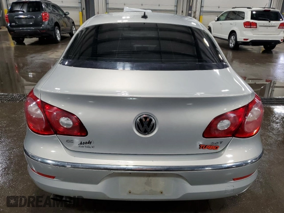 2010 Volkswagen CC Sport with VIN WVWMN7AN6AE551706, listed as a Copart auction lot 51645565 with 159,562 mi miles and Salvage Title. Bid and sale history available at carsss.com. Image 6.