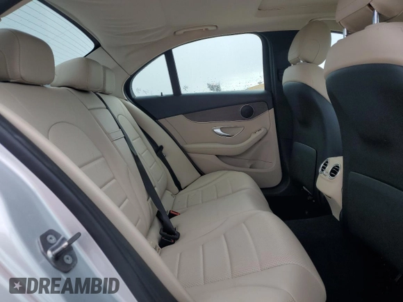 2019 Mercedes-Benz C 300 with VIN WDDWF8EB2KR513272, listed as a Copart auction lot 61357365 with 56,127 mi miles and Salvage title. Bid and sale history available at DreamBid. Image 10.