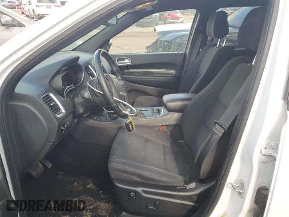 2020 Dodge Durango SXT Plus with VIN 1C4RDJAG6LC215415, listed as a Copart auction lot 43016165 with 92,248 mi miles and Salvage Title. Bid and sale history available at DreamBid. Image 7.