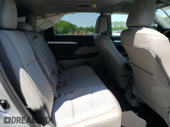 2017 Toyota Highlander LE with VIN 5TDBZRFH5HS481159, listed as a Copart auction lot 59106835 with Not provided miles and Salvage title. Bid and sale history available at DreamBid. Image 11.