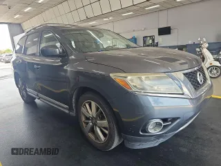 2013 Nissan Pathfinder SL with VIN 5N1AR2MN5DC663740, listed as a Copart auction lot 54801265 with 164,198 mi miles and Clean Title. Bid and sale history available at carsss.com. Image 1.