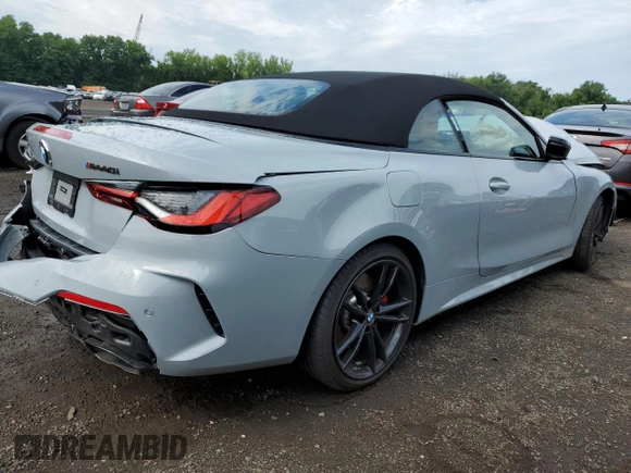 2024 BMW 4 Series M440i xDrive with VIN WBA63AT06RCP05994, listed as a Copart auction lot 62068824 with Not provided miles and Salvage title. Bid and sale history available at DreamBid. Image 3.
