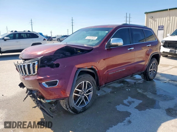 2020 Jeep Grand Cherokee Limited with VIN 1C4RJEBG5LC344910, listed as a Copart auction lot 43930605 with 68,813 mi miles and Salvage Title. Bid and sale history available at carsss.com. Image 1.