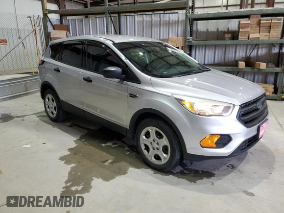2017 Ford Escape S with VIN 1FMCU0F77HUA21014, listed as a Copart auction lot 58357195 with 46,722 mi miles and Salvage title. Bid and sale history available at DreamBid. Image 4.