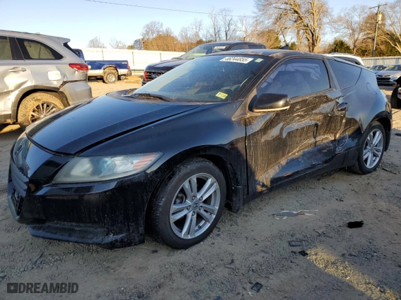 2011 Honda CR-Z with VIN JHMZF1C44BS013303, listed as a Copart auction lot 46244855 with 205,924 mi miles and Salvage Title. Bid and sale history available at carsss.com. Image 1.