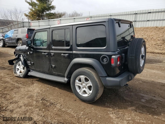 2020 Jeep Wrangler Unlimited Sport Altitude with VIN 1C4HJXDG5LW170856, listed as a Copart auction lot 49050535 with 30,010 mi miles and Salvage Title. Bid and sale history available at carsss.com. Image 2.