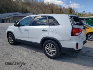 2014 Kia Sorento LX with VIN 5XYKTCA63EG481383, listed as a Copart auction lot 48865185 with 105,118 mi miles and Salvage Title. Bid and sale history available at carsss.com. Image 2.