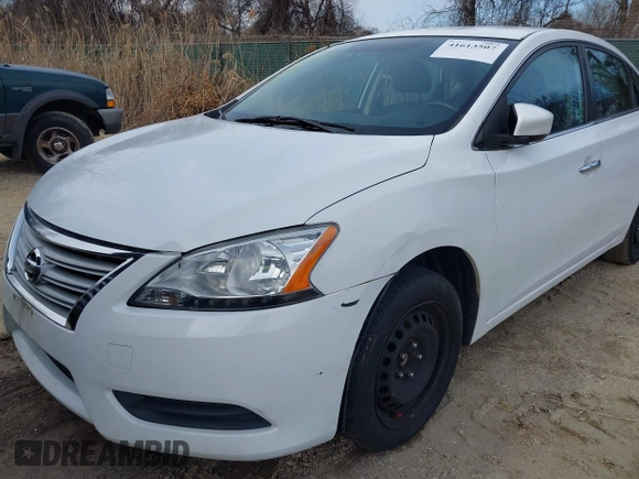 2015 Nissan Sentra SV with VIN 3N1AB7APXFY248230, listed as a IAAI auction lot 41613507 with 168,744 mi miles and . Bid and sale history available at DreamBid. Image 6.