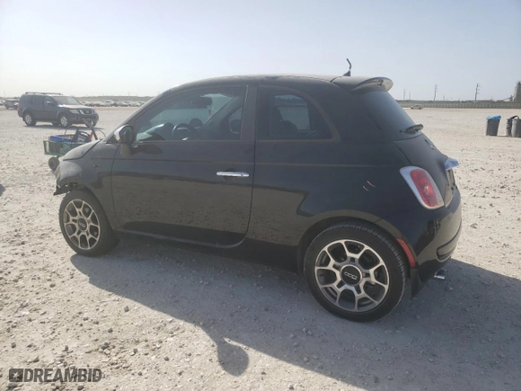 2013 FIAT 500 Pop with VIN 3C3CFFAR6DT678261, listed as a Copart auction lot 50043175 with 105,540 mi miles and Salvage Title. Bid and sale history available at carsss.com. Image 2.