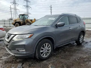 2017 Nissan Rogue SL with VIN JN8AT2MV3HW253310, listed as a Copart auction lot 46398615 with 99,546 mi miles and Salvage Title. Bid and sale history available at carsss.com. Image 1.