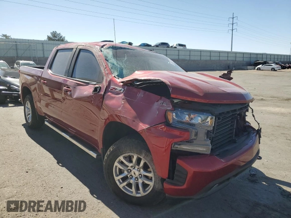 2021 Chevrolet Silverado 1500 RST with VIN 3GCUYEED0MG294021, listed as a Copart auction lot 53527185 with 80,871 mi miles and Salvage Title. Bid and sale history available at DreamBid. Image 4.