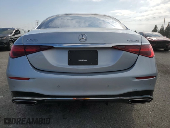 2022 Mercedes-Benz S 580 with VIN W1K6G7GB4NA097913, listed as a Copart auction lot 54534295 with Not Provided miles and Salvage Title. Bid and sale history available at DreamBid. Image 6.
