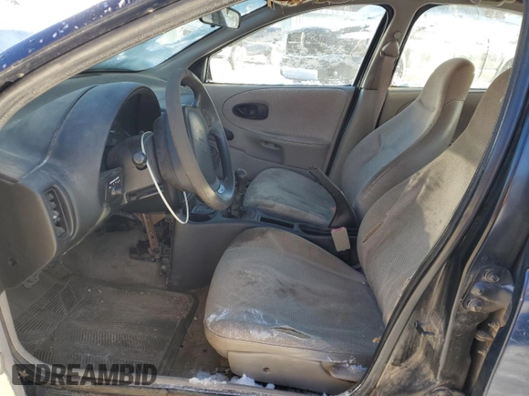 1999 Saturn SL with VIN 1G8ZF5283XZ157513, listed as a Copart auction lot 89053385 with 167,847 mi miles and Salvage Title. Bid and sale history available at carsss.com. Image 7.