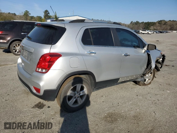 2020 Chevrolet Trax LT with VIN KL7CJPSB5LB023054, listed as a Copart auction lot 49056295 with Not provided miles and Salvage title. Bid and sale history available at DreamBid. Image 3.