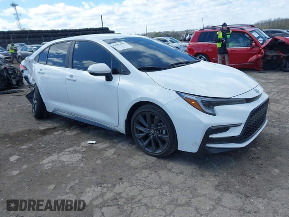 2024 Toyota Corolla SE with VIN 5YFS4MCE3RP208811, listed as a IAAI auction lot 41991955 with 12,685 mi miles and . Bid and sale history available at DreamBid. Image 1.