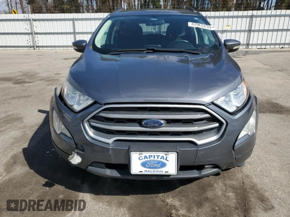 2018 Ford EcoSport SE with VIN MAJ3P1TE9JC233998, listed as a Copart auction lot 47965255 with 65,317 mi miles and Salvage Title. Bid and sale history available at DreamBid. Image 5.