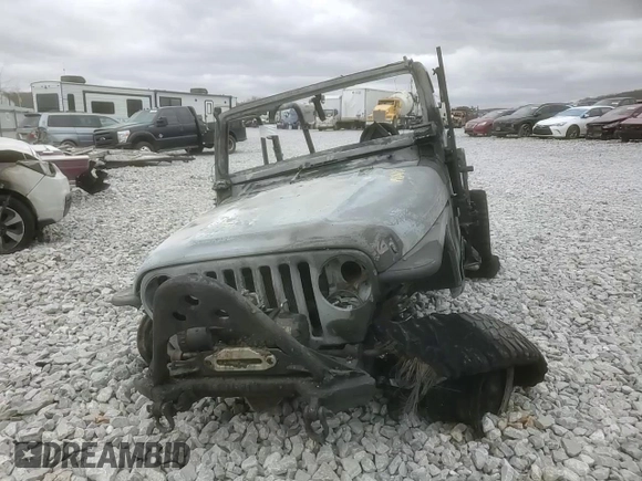 2004 Jeep Wrangler Rubicon with VIN 1J4FA69S74P787812, listed as a Copart auction lot 49821695 with Not provided miles and Salvage title. Bid and sale history available at DreamBid. Image 12.