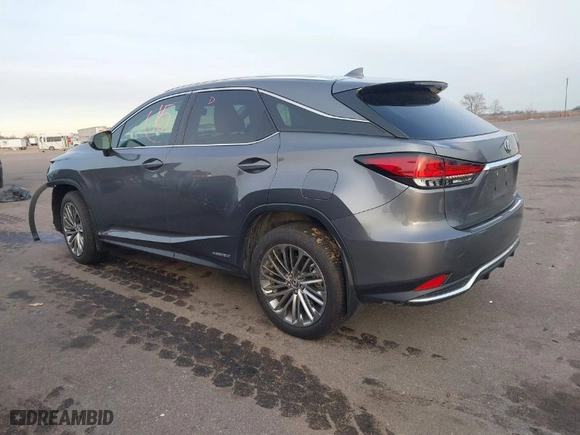 2022 Lexus RX with VIN 2T2JGMDA6NC092931, listed as a IAAI auction lot 41277427 with 23,991 mi miles. Bid and sale history available at carsss.com. Image 3.
