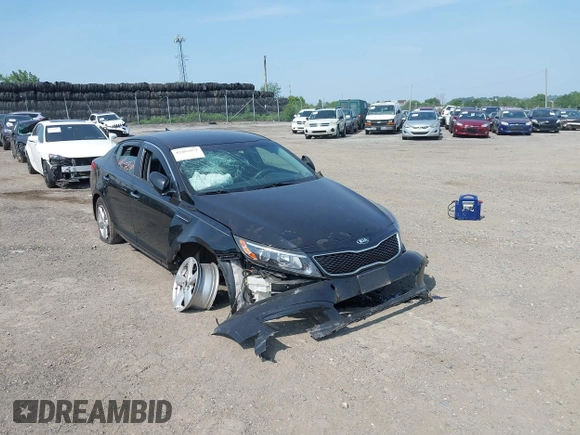 2015 Kia Optima LX with VIN KNAGM4A7XF5653580, listed as a IAAI auction lot 42483072 with 103,589 mi miles and . Bid and sale history available at DreamBid. Image 6.