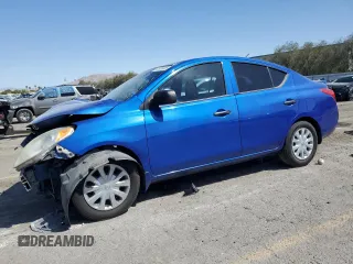 2014 Nissan Versa SV with VIN 3N1CN7AP1EL850025, listed as a Copart auction lot 52636905 with Not Provided miles and Salvage Title. Bid and sale history available at DreamBid. Image 1.
