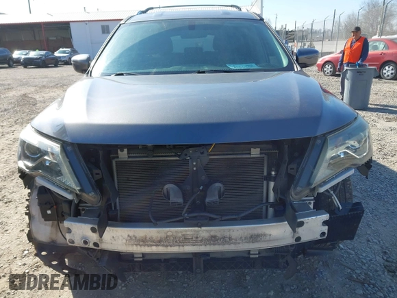 2017 Nissan Pathfinder S with VIN 5N1DR2MN1HC903322, listed as a IAAI auction lot 41513482 with 131,078 mi miles and . Bid and sale history available at DreamBid. Image 12.