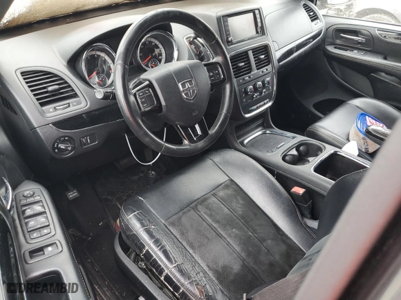 2017 Dodge Grand Caravan SXT with VIN 2C4RDGCG7HR612159, listed as a Copart auction lot 47871225 with 0 mi miles and Salvage Title. Bid and sale history available at carsss.com. Image 8.