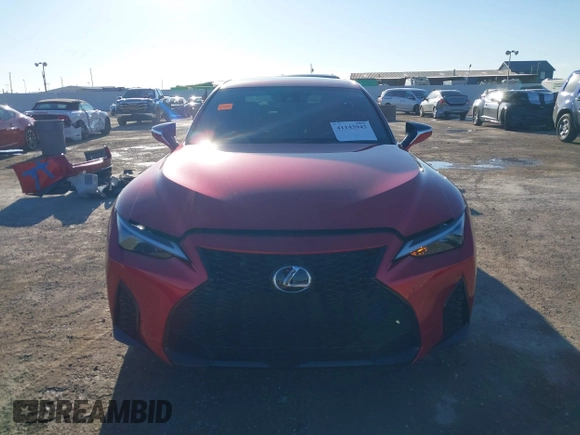 2024 Lexus IS 350 F Sport z VIN JTHBZ1B24R5080548, wystawiony jako IAAI lot #41143943 z przebiegiem 667 mil mil oraz . Historia ofert i sprzedaży dostępna na DreamBid. Obrazek 13.