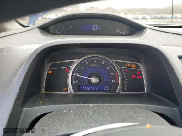 2009 Honda Civic Sdn LX with VIN 2HGFA16569H514400, listed as a Copart auction lot 53311275 with 93,679 mi miles and Salvage Title. Bid and sale history available at carsss.com. Image 9.
