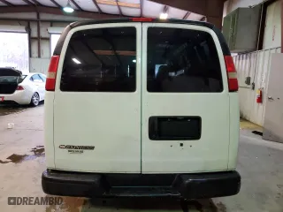 2008 Chevrolet Express Cargo Van with VIN 1GCFG15X181160380, listed as a Copart auction lot 37428274 with 244,314 mi miles and Salvage Title. Bid and sale history available at carsss.com. Image 6.