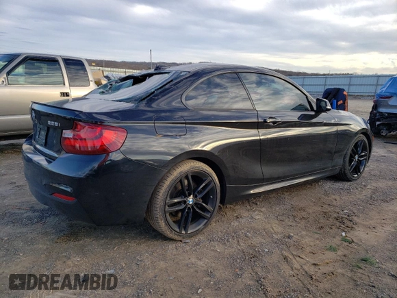 2016 BMW 2 Series 228i with VIN WBA1F9C52GV544203, listed as a Copart auction lot 36497833 with 34,459 mi miles and . Bid and sale history available at carsss.com. Image 3.