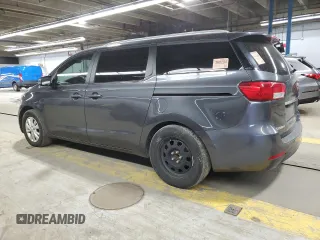2016 Kia Sedona LX with VIN KNDMB5C1XG6119811, listed as a Copart auction lot 52456945 with 120,748 mi miles and Clean Title. Bid and sale history available at carsss.com. Image 2.