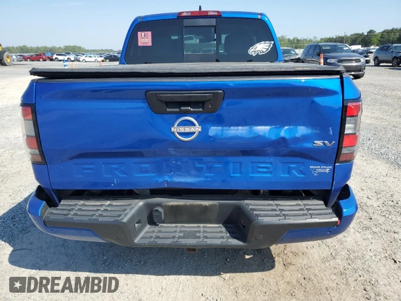 2024 Nissan Frontier SV z VIN 1N6ED1EJ7RN613344, wystawiony jako Copart lot #52987905 z przebiegiem 16 535 mil mil oraz Szkoda całkowita • Salvage title. Historia ofert i sprzedaży dostępna na DreamBid. Obrazek 6.